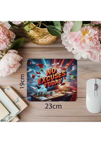 Günün En Net Mesajı Mousepad – 3D Parlak Tasarım - 19X23 cm 2 mm Dikdörtgen Ithal Baskılı Mouse Pad