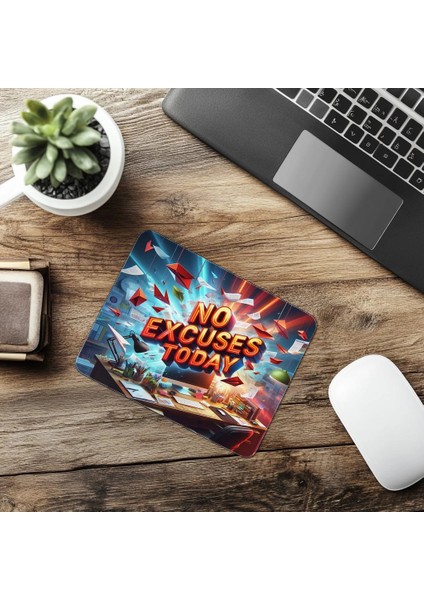 Günün En Net Mesajı Mousepad – 3D Parlak Tasarım - 19X23 cm 2 mm Dikdörtgen Ithal Baskılı Mouse Pad