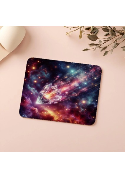 Kristal Kuyruklu Comet Mousepad – 3D Efektli - 19X23 cm 2 mm Dikdörtgen Ithal Baskılı Mouse Pad indirimleri