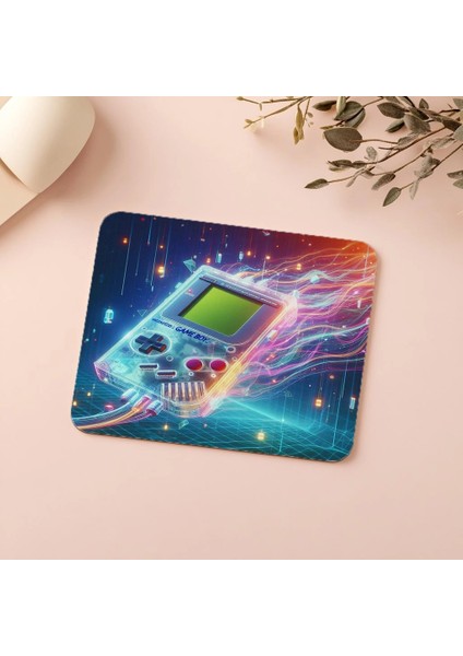 Floating Game Console Mouse Pad – Neon Stil - 19X23 cm 2 mm Dikdörtgen Ithal Baskılı Mouse Pad indirimleri