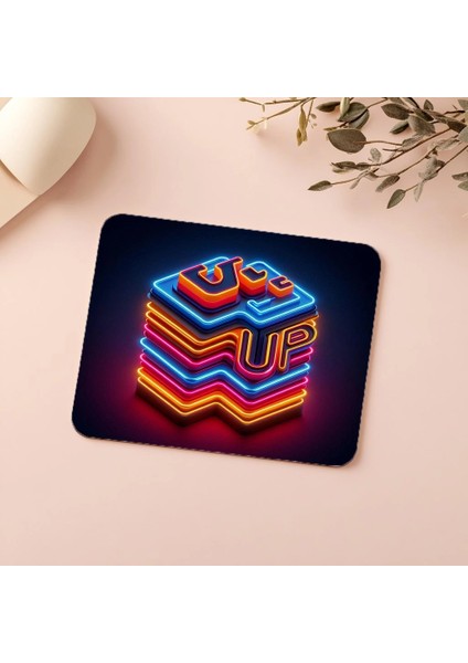 Renkli Geometrik Arka Planlı Mouse Pad - 19X23 cm 2 mm Dikdörtgen Ithal Baskılı Mouse Pad indirimleri