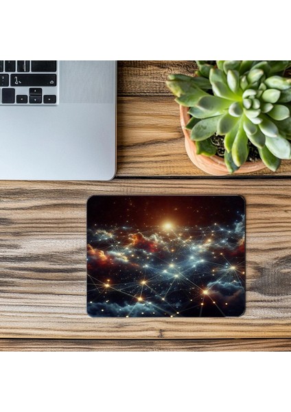 Gökbilim Temalı Modern Space Mouse Pad - 19X23 cm 2 mm Dikdörtgen Ithal Baskılı Mouse Pad modelleri