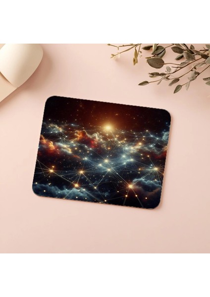 Gökbilim Temalı Modern Space Mouse Pad - 19X23 cm 2 mm Dikdörtgen Ithal Baskılı Mouse Pad indirimleri
