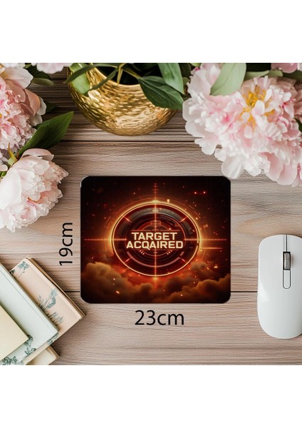 Nişancı Temalı Gamer Mouse Pad Tasarımı - 19X23 cm 2 mm Dikdörtgen Ithal Baskılı Mouse Pad