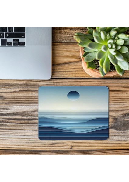Katman Katman Yatay Zen Mousepad - 19X23 cm 2 mm Dikdörtgen Ithal Baskılı Mouse Pad modelleri