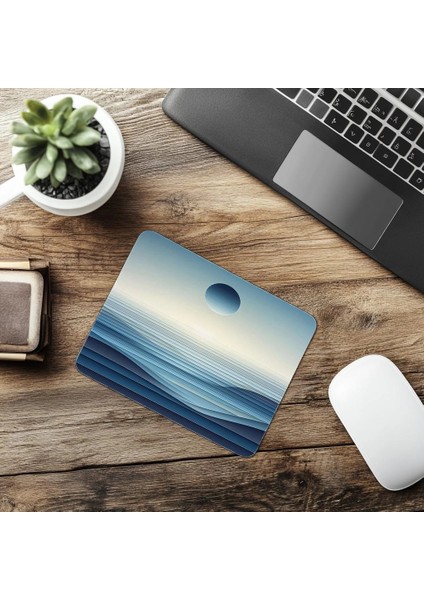 Katman Katman Yatay Zen Mousepad - 19X23 cm 2 mm Dikdörtgen Ithal Baskılı Mouse Pad