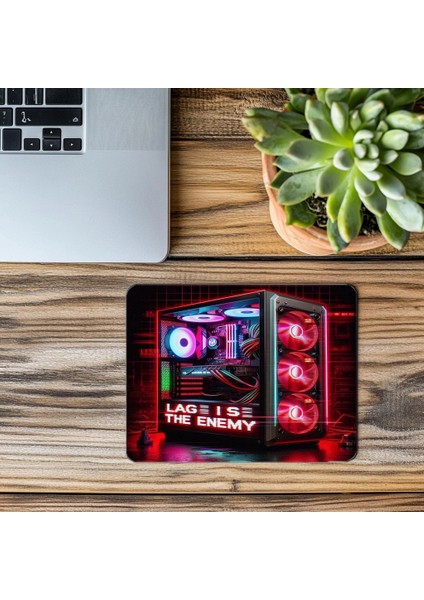Cyberpunk Tarzı Gamer Mouse Pad - 19X23 cm 2 mm Dikdörtgen Ithal Baskılı Mouse Pad modelleri