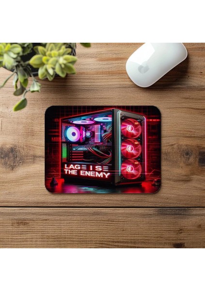 Cyberpunk Tarzı Gamer Mouse Pad - 19X23 cm 2 mm Dikdörtgen Ithal Baskılı Mouse Pad fırsatları