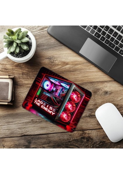 Cyberpunk Tarzı Gamer Mouse Pad - 19X23 cm 2 mm Dikdörtgen Ithal Baskılı Mouse Pad