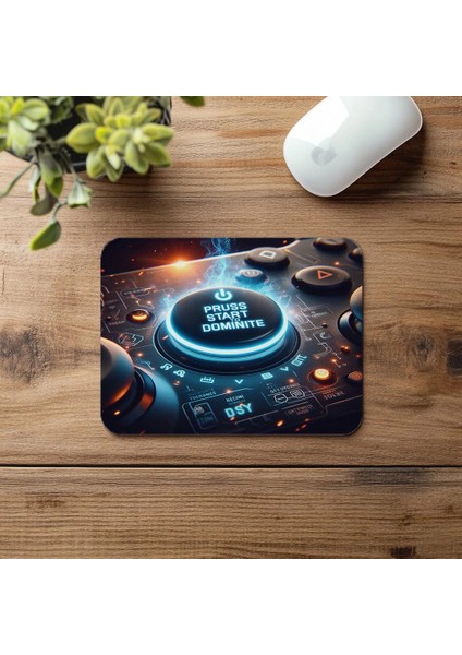 Oyun Hakimiyeti Için Tasarlanmış Mouse Pad - 19X23 cm 2 mm Dikdörtgen Ithal Baskılı Mouse Pad fırsatları