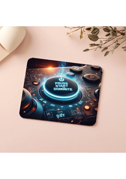Oyun Hakimiyeti Için Tasarlanmış Mouse Pad - 19X23 cm 2 mm Dikdörtgen Ithal Baskılı Mouse Pad indirimleri