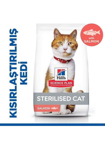 Somonlu Kısırlaştırılmış Yetişkin Kedi Maması 10 Kg