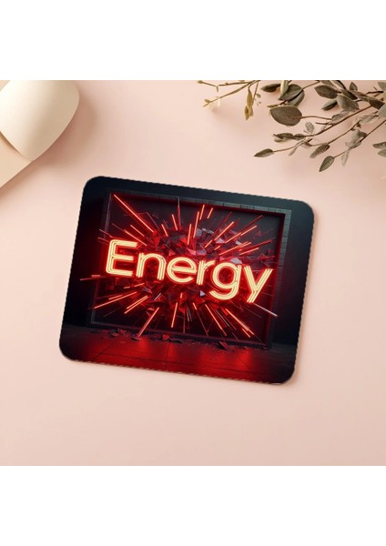 Parçacık Efektli Güçlü Sözlü Mousepad - 19X23 cm 2 mm Dikdörtgen Ithal Baskılı Mouse Pad indirimleri