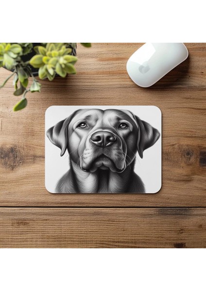Köpekseverler Için El Çizimi Mouse Pad - 19X23 cm 2 mm Dikdörtgen Ithal Baskılı Mouse Pad fırsatları