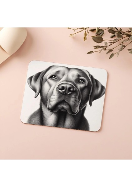 Köpekseverler Için El Çizimi Mouse Pad - 19X23 cm 2 mm Dikdörtgen Ithal Baskılı Mouse Pad indirimleri
