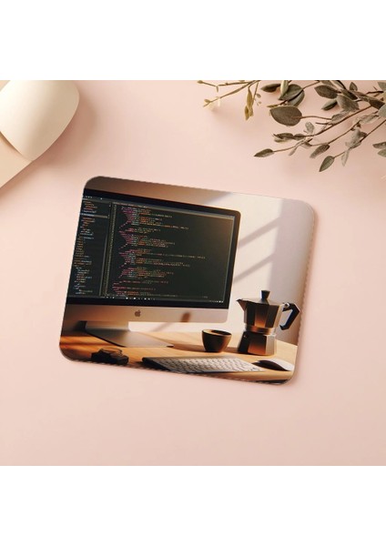 Gün Işığı Alan Kod Masası Mousepad Tasarımı - 19X23 cm 2 mm Dikdörtgen Ithal Baskılı Mouse Pad indirimleri
