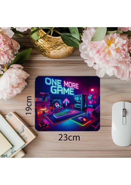 Oyun Severlere Özel Parlak Tasarım Mousepad - 19X23 cm 2 mm Dikdörtgen Ithal Baskılı Mouse Pad