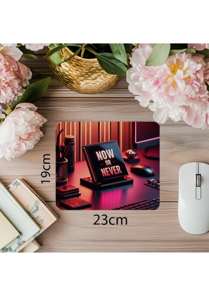 Karar Anı Sloganlı 3D Mousepad - 19X23 cm 2 mm Dikdörtgen Ithal Baskılı Mouse Pad