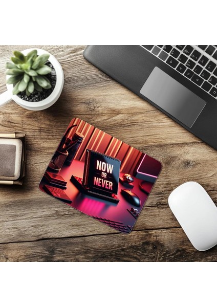 Karar Anı Sloganlı 3D Mousepad - 19X23 cm 2 mm Dikdörtgen Ithal Baskılı Mouse Pad