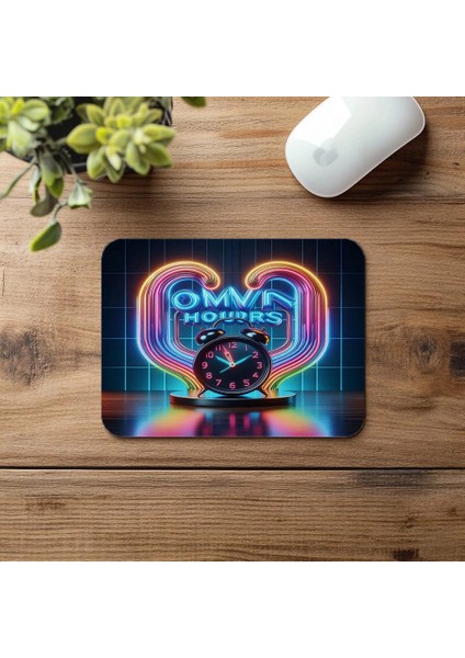 Zamanına Sahip Çık Sloganlı Parlak Tasarım - 19X23 cm 2 mm Dikdörtgen Ithal Baskılı Mouse Pad fırsatları