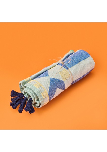 Soft Lime Cello Peştamal - Ekru - 90X160 cm