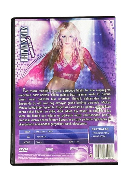 Brıtney Spears Unbreakable Kırılmaz – BELGESEL FİLM - DVD fırsatları