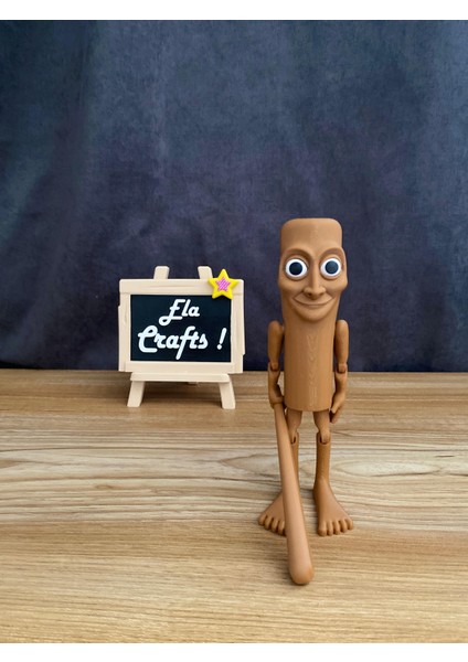 3D Eklemleri Oynayan “tung Tung Sahur” Figür – Hareketli Biblo / Dekoratif Oyuncak indirimleri