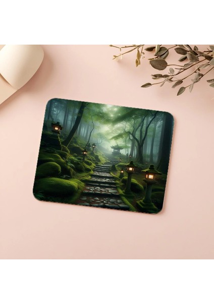 Zen Doğal Yürüyüş Yolu Mouse Pad - 19X23 cm 2 mm Dikdörtgen Ithal Baskılı Mouse Pad indirimleri