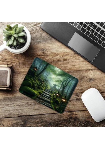 Zen Doğal Yürüyüş Yolu Mouse Pad - 19X23 cm 2 mm Dikdörtgen Ithal Baskılı Mouse Pad