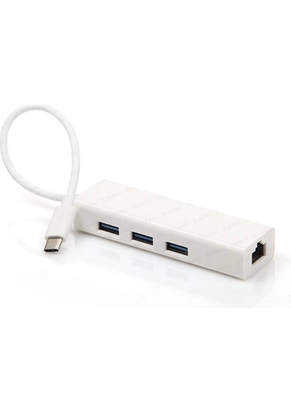 DK-AC-U31X3GL Usb3.0-1 Type C Hub Gıga Eth