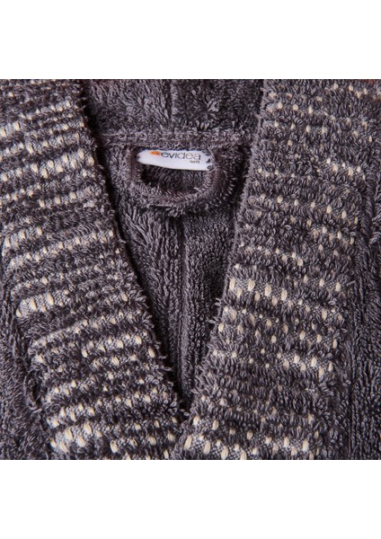 Soft Sun Madness Unisex Bornoz - Gri - L/xl