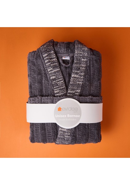 Soft Sun Madness Unisex Bornoz - Gri - L/xl