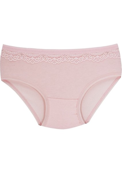 Kız Çocuk Beli Dantelli Külot 6'lı modelleri