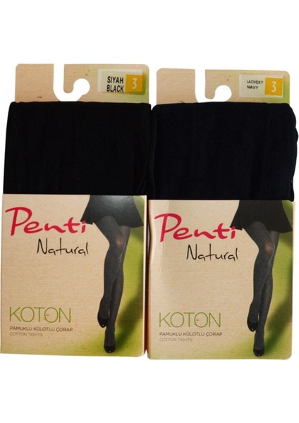 3 Lü Paket Doğal Naturel Koton Pamuklu Külotlu Çorap modelleri