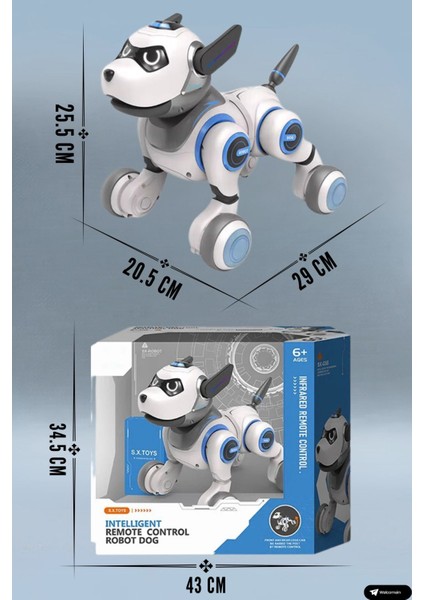 Oyuncak El Sensörlü Uzaktan Kumandalı Şarjlı 22 Fonksiyonlu Smart Interaktif Akıllı Robot Köpek modelleri
