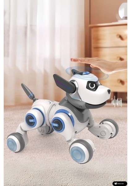 Oyuncak El Sensörlü Uzaktan Kumandalı Şarjlı 22 Fonksiyonlu Smart Interaktif Akıllı Robot Köpek indirimleri