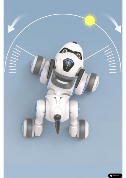 Oyuncak El Sensörlü Uzaktan Kumandalı Şarjlı 22 Fonksiyonlu Smart Interaktif Akıllı Robot Köpek