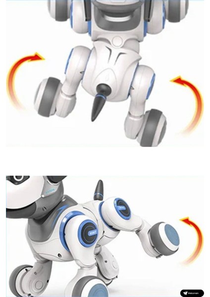 Oyuncak El Sensörlü Uzaktan Kumandalı Şarjlı 22 Fonksiyonlu Smart Interaktif Akıllı Robot Köpek