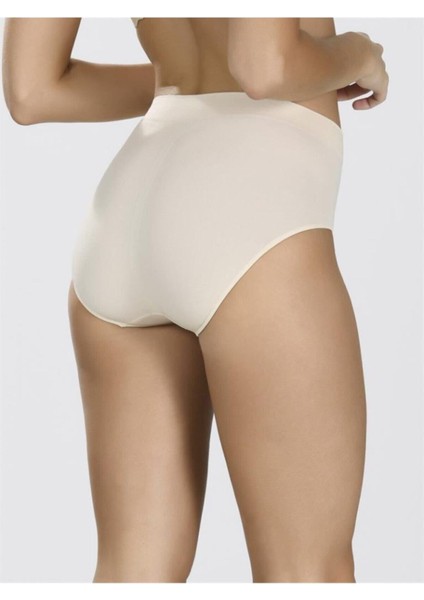 Kadın Bej Dikişsiz Esnek Slip Külot modelleri