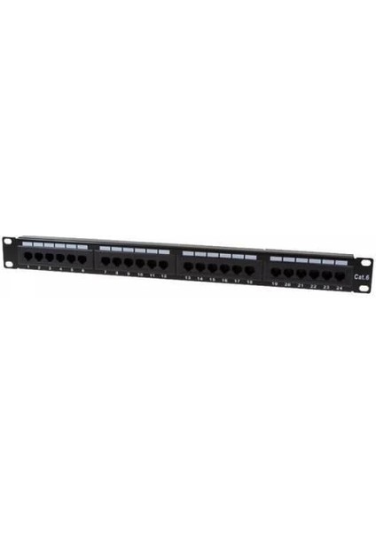 Uranıum P24UTP PP-UC6-2524 Cat6 24 Port Dolu Patch Panel