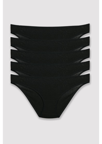 Kadın Basic Brief 5'li Paket Külot %100 Pamuklu