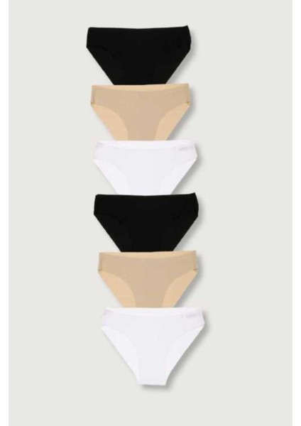 Kadın Lazer Dikişsiz Seamless Külot 6lı
