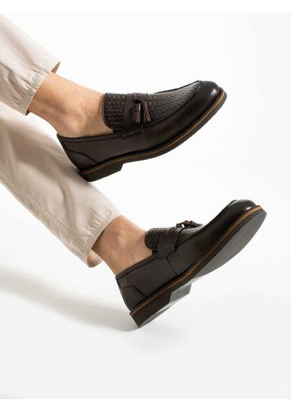 Bağcıksız Püsküllü Eva Taban Casual 331-456 Erkek Ayakkabı modelleri