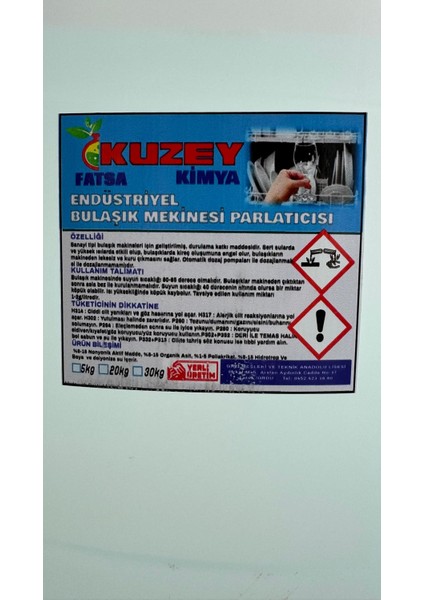 Endüstriyel Bulaşık Makinesi Parlatıcısı - 20 kg fırsatları