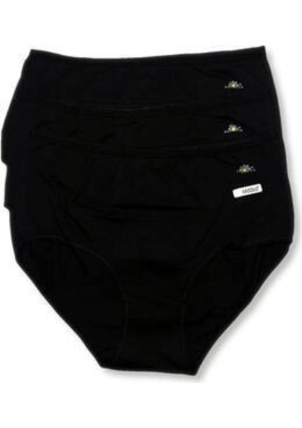 Kadın Beyaz 3'lü Paket Likralı Modal Klasik Külot