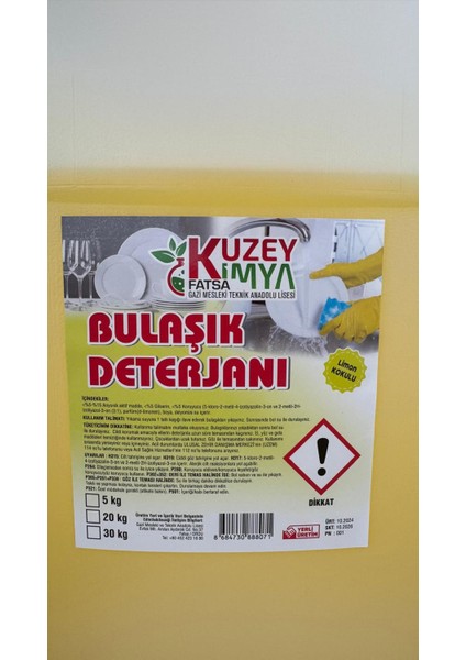 Endüstriyel Bulaşık Makinesi Deterjanı - 20 kg fırsatları
