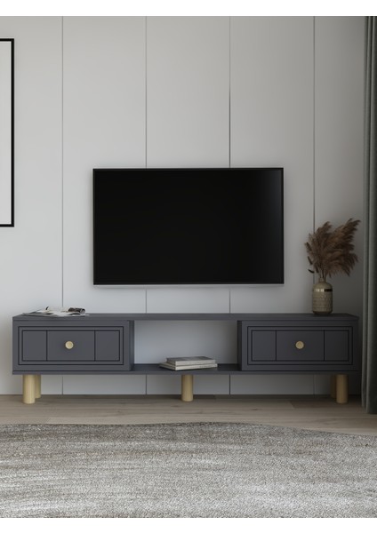 Darioct Bohem Tv Sehpası Antrasit-Antrasit fiyatları