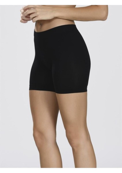 Kadın Siyah Dikişsiz Toparlayıcı Esnek Külot Şort fiyatları