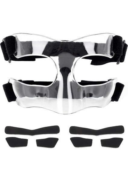 Kırık Burun Için Burun Koruyucu, Ayarlanabilir Yüz Koruyucu Spor Eğitim Yüz Maskesi Dolgulu Burun Koruyucu (Yurt Dışından)