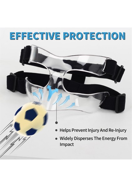 Kırık Burun Için Burun Koruyucu, Ayarlanabilir Yüz Koruyucu Spor Eğitim Yüz Maskesi Dolgulu Burun Koruyucu (Yurt Dışından) indirimleri